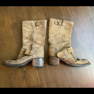 Fiorentini & Baker calf suede boots